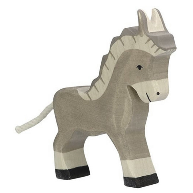 Holztiger boerderij: ezel klein 9x2x11cm, hout