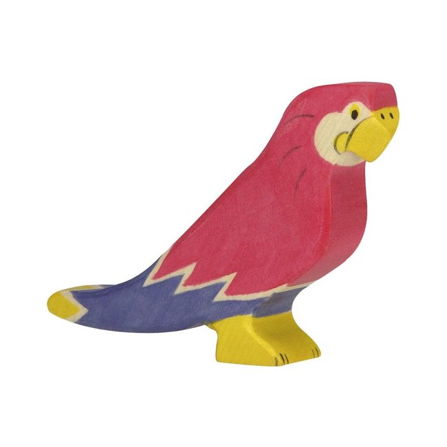 Holztiger wildernis: papegaai 11x2x7cm, hout