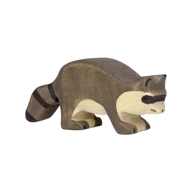 Holztiger wildernis: wasbeer 10x2x5cm, hout