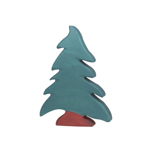 Holztiger bosdieren: naaldboom 16x3x23cm, hout