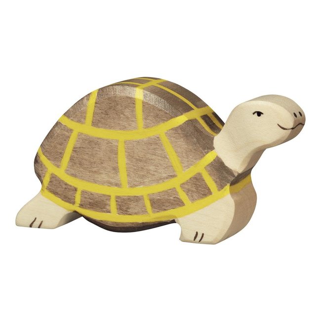 Holztiger Wildernis: schildpad 10x2x5cm, hout