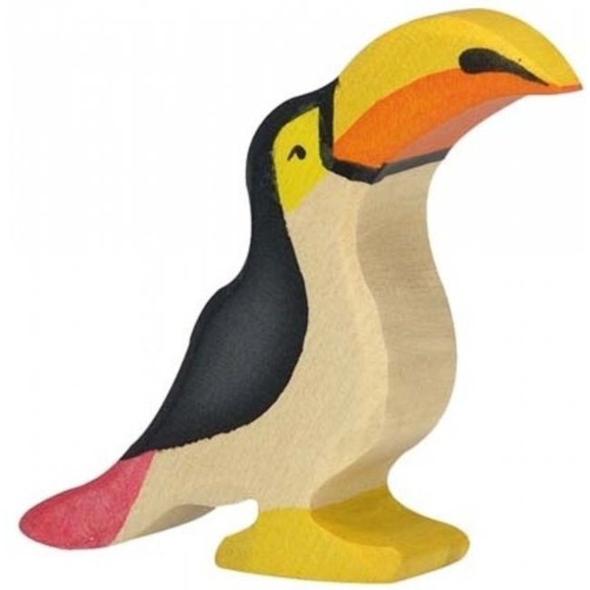 Holztiger wildernis: toekan 9x2x8cm, hout