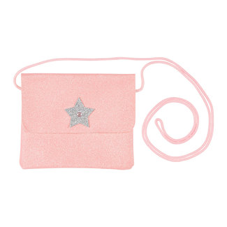 Souza! Tas Bapke l.pink glitter, zilveren ster