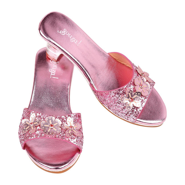 Souza! Pantoffel h.hak Mariona, roze metallic maat 27/28 (1 paar)