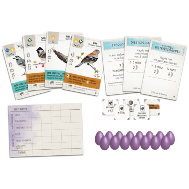 999 Games Spellen, Bordspellen - Wingspan uitbreiding: Europa