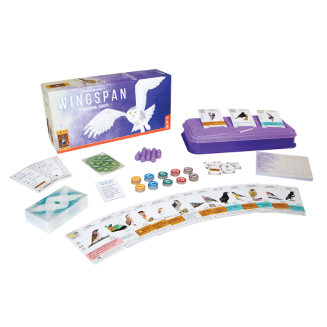 999 Games Spellen, Bordspellen - Wingspan uitbreiding: Europa