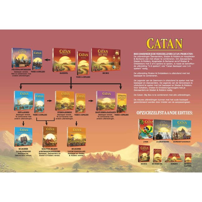 999 Games (UA) Catan: Kooplieden & Barbaren 5/6 spelers - Bordspel