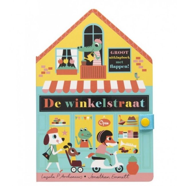Gottmer Gottmer Boeken, Karton boeken - Flapjesboek, leperollo De winkelstraat (3+ jr.)