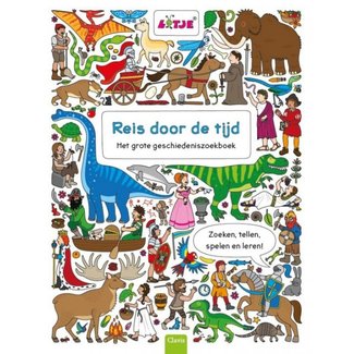 Clavis Clavis Boeken, Kartonboeken - Zoekboek Reis door de tijd, 4+