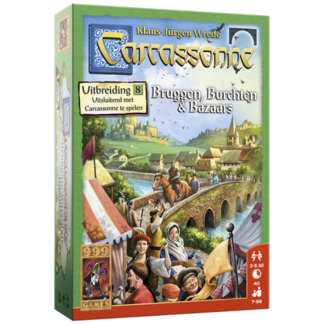 999 Games Carcassonne: Bruggen, Burchten en Bazaars - Bordspel