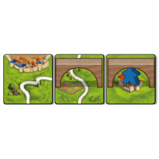 999 Games Carcassonne: Bruggen, Burchten en Bazaars - Bordspel