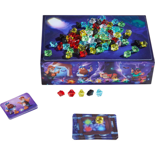 HABA (UA) !!! Spel - Dappere dwergen - Klop jullie karretje vol (néerlandais) = allemand 1305844001 - français 1305844002