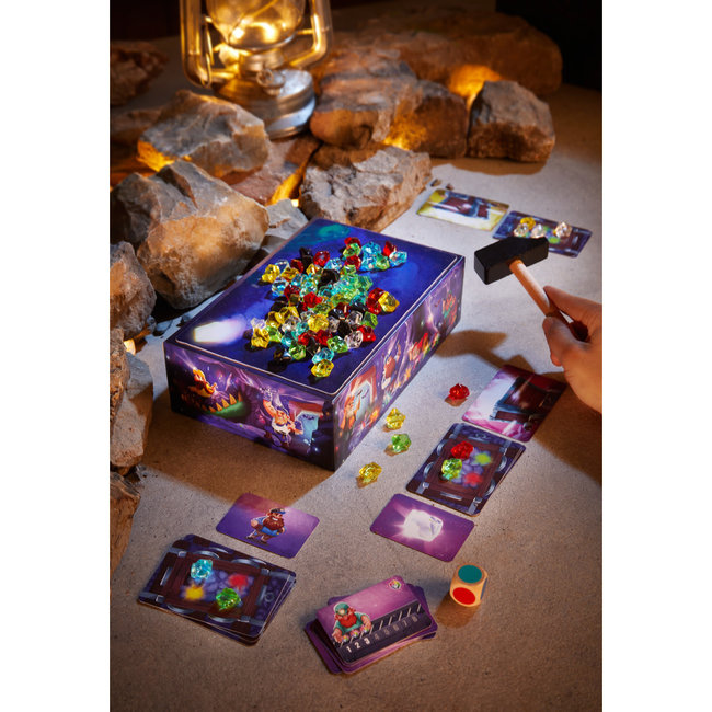 HABA (UA) !!! Spel - Dappere dwergen - Klop jullie karretje vol (néerlandais) = allemand 1305844001 - français 1305844002