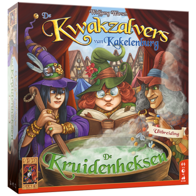 999 Games De Kwakzalvers van Kakelenburg: De Kruidenheksen - Bordspel