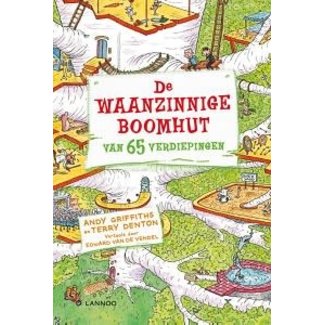 Boeken, Leesboeken - De waanzinnige boomhut 5: 65 verdiepingen, 9+