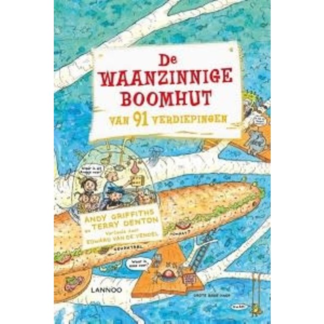 Boeken, Leesboeken - De waanzinnige boomhut 7: 91 verdiepingen, 9+