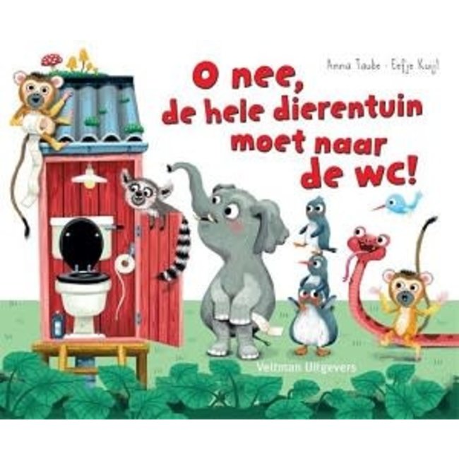 O nee,de hele dierentuin moet naar de wc