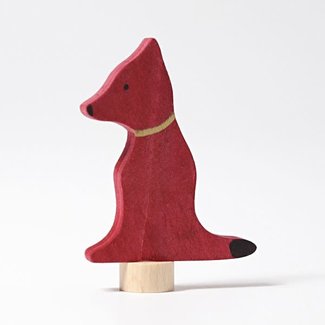 Grimms Decoratiefiguur - insteker hond (decorative figure dog)