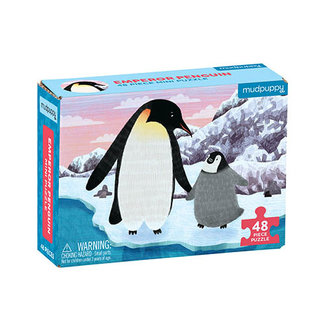 Puzzels, Legpuzzels - Emperor pinguïn, 48 stukjes (Emperor Penguïn), mini puzzel