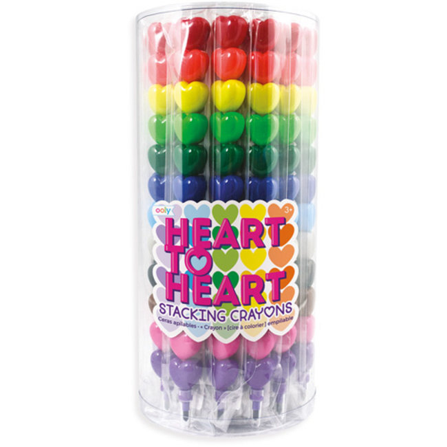 Ooly Heart to Heart stapelbare waskrijtjes