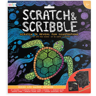 Ooly Scratch & Scribble Ocean Life