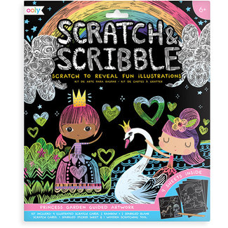 Ooly Scratch & Scribble Princess Garden