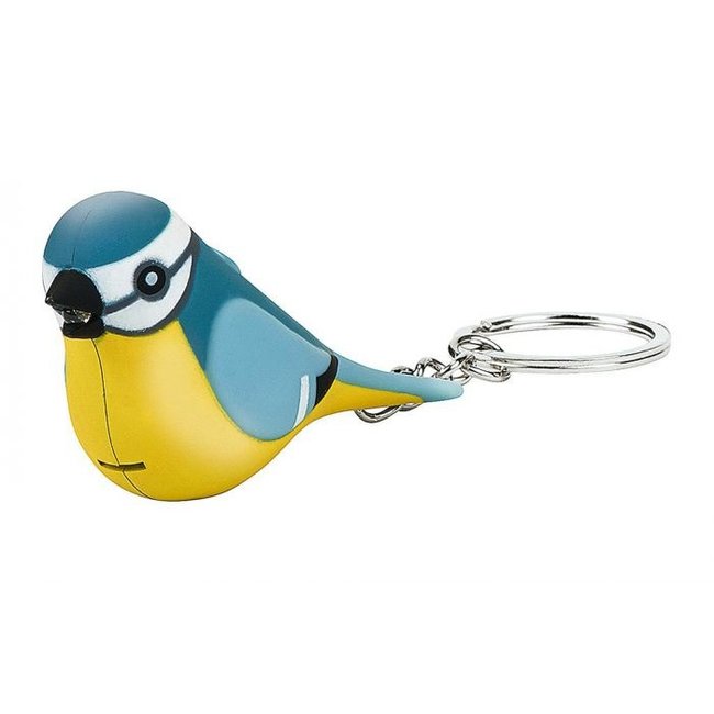 Sleutelhanger vogel met licht en geluid