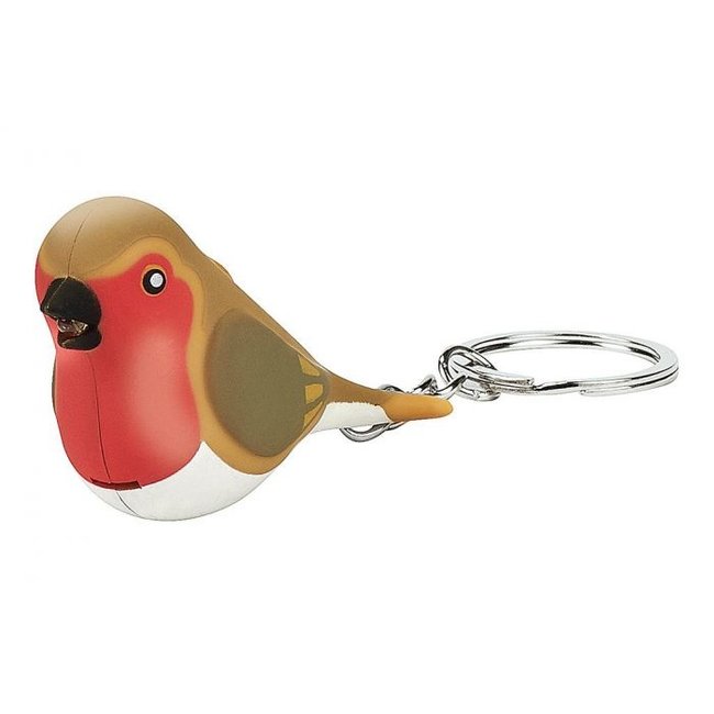 Sleutelhanger vogel met licht en geluid