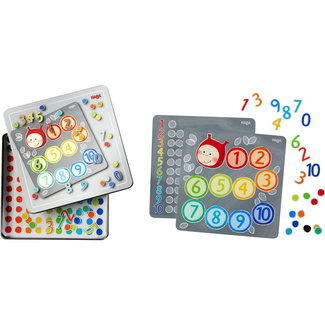 HABA Educatief, Educatieve puzzels - magneet speldoos cijfers