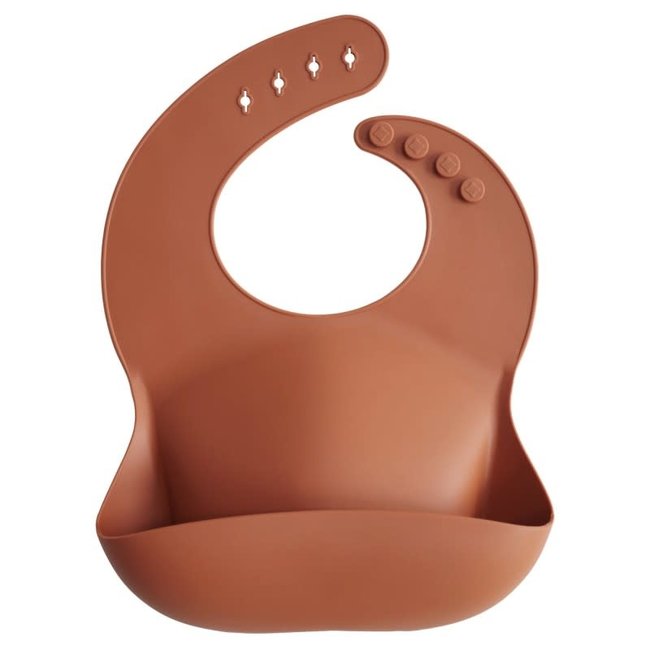 Mushie MUSHIE - SILICONE BIBS - Clay