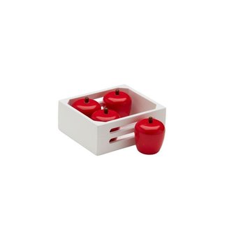 Kids Concept Houten kistje met appeltjes rood