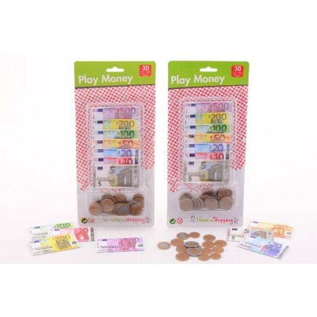 Rollenspellen, Accessoires - Speelgeld op kaart