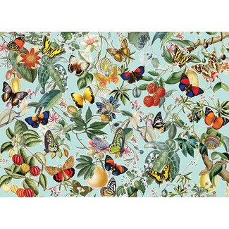 Eureka Puzzels, Legpuzzels - vlinders, 1000 stukjes (Fruit and Flutterbies)