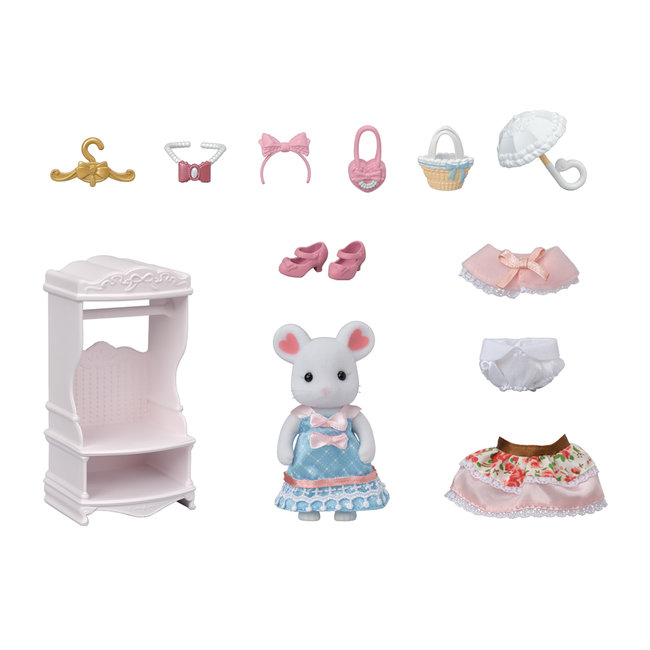 Sylvanian Families Fashion Playset- Marshmallow Muis