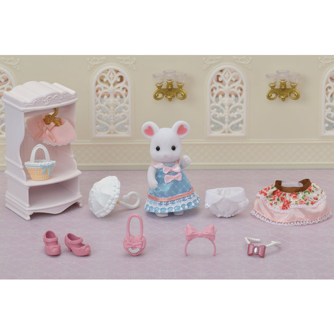 Sylvanian Families Fashion Playset- Marshmallow Muis