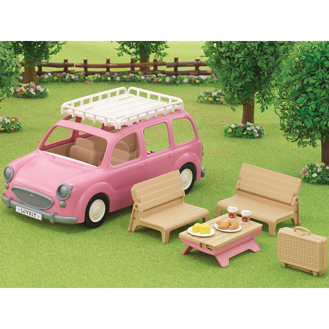 Sylvanian Families familie picknick auto