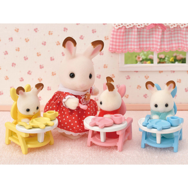 Sylvanian Families drieling chocoladekonijn verzorgingsset