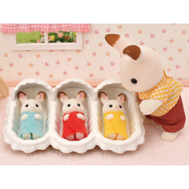 Sylvanian Families drieling chocoladekonijn verzorgingsset
