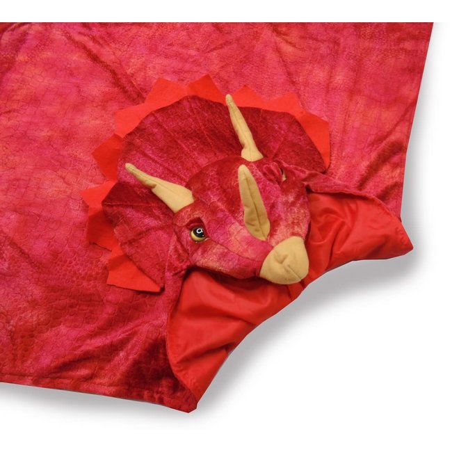 Great Pretenders Triceratops Cape met Capuchon, Rood, MAAT US 4-5
