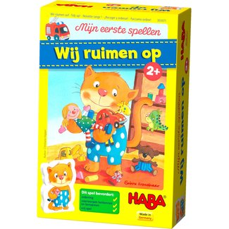 HABA Spel - Mijn eerste spellen - Engelstalig doos Tidy up  (Wij ruimen op!)