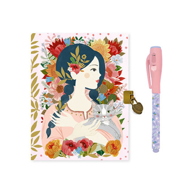 Djeco Secrets notebooks Oana secret notebook - Magic felt pen