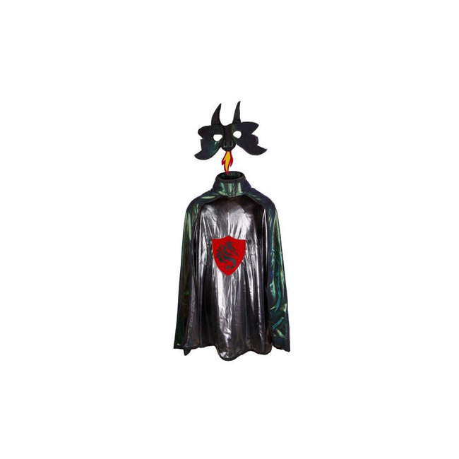 Great Pretenders Omkeerbare Ultimate Knight en Dragon Cape met masker, MAAT US 5-6