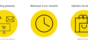 Bestellingen afhalen in onze winkel