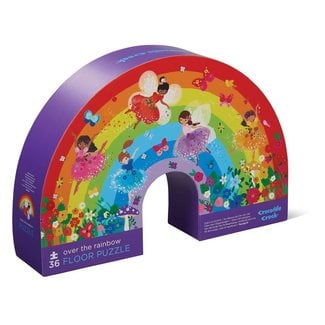 Crocodile Creek Puzzels, Vloerpuzzels - over de regenboog. 36 stukjes (over the rainbow)