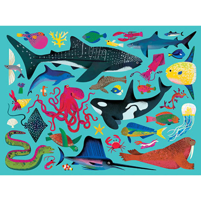 Puzzels, Legpuzzels - zeedieren, 500 stukjes (Sea Animals)