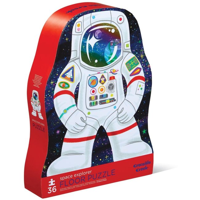 Crocodile Creek 36-delige Shaped Box Puzzel - Space Explorer