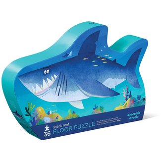 Crocodile Creek 36-delige Shaped Box Puzzel - Shark Reef