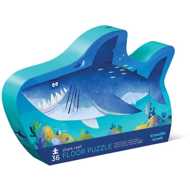 Crocodile Creek 36-delige Shaped Box Puzzel - Shark Reef