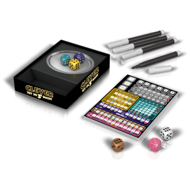 999 Games Spellen, Dobbelspellen - Clever tot de 3e macht