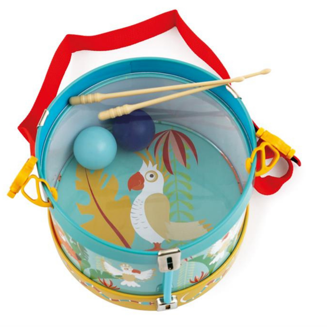 Scratch muziek maken - metalen trommel , Jungle